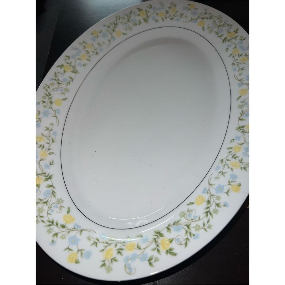 CROWN‎ MING  Spring Garden   14" Serving Platter Jian Shiang Fine China